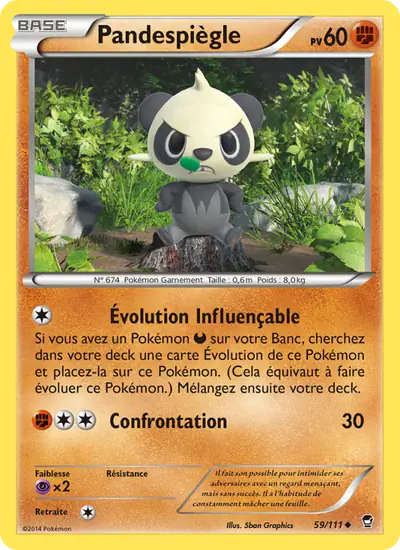 Image de la carte Pokemon Pandespiègle 59/111