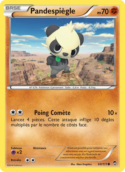 Image de la carte Pokemon Pandespiègle 60/111