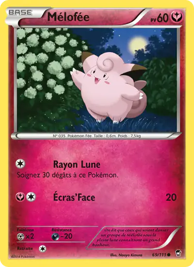 Image de la carte Pokemon Mélofée 69/111