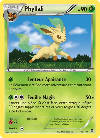 Image de la carte Pokemon Phyllali 7/111