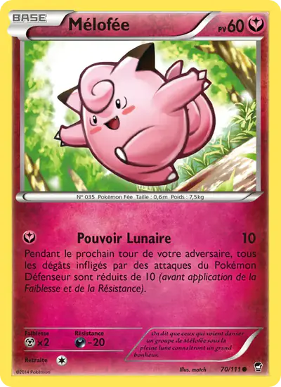 Image de la carte Pokemon Mélofée 70/111