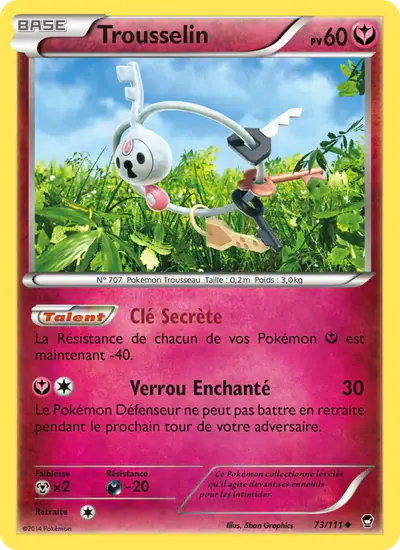 Image de la carte Pokemon Trousselin 73/111