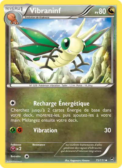 Image de la carte Pokemon Vibraninf 75/111