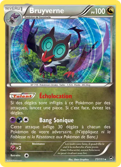 Image de la carte Pokemon Bruyverne 77/111