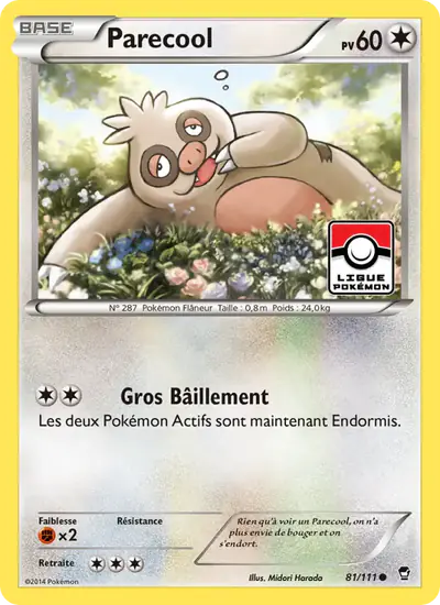 Image de la carte Pokemon Parecool 81/111