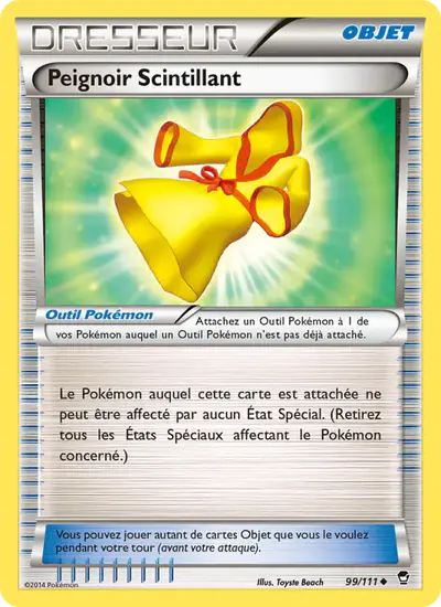 Image de la carte Pokemon Peignoir Scintillant 99/111
