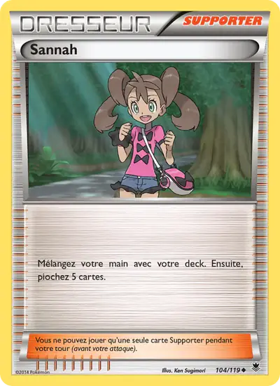 Image de la carte Pokemon Sannah 104/119