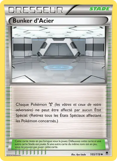 Image de la carte Pokemon Bunker d'Acier 105/119