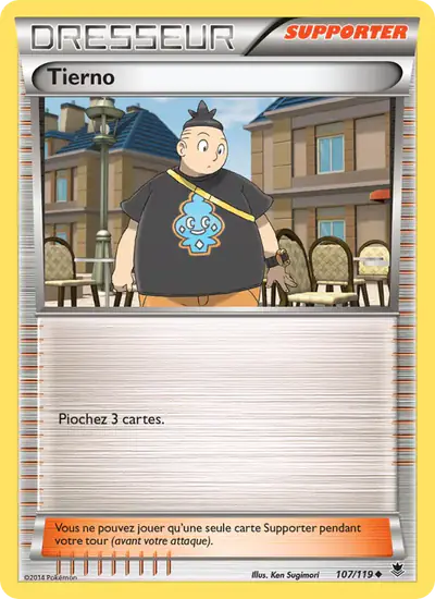 Image de la carte Pokemon Tierno 107/119