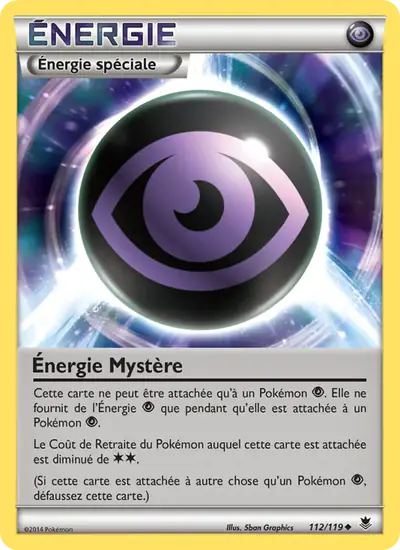 Image de la carte Pokemon Énergie Mystère 112/119