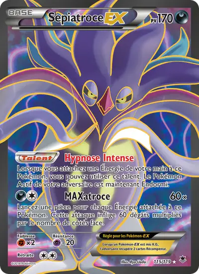 Image de la carte Pokemon Sepiatroce EX 115/119