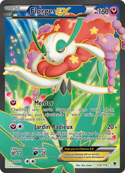 Image de la carte Pokemon Florges EX 116/119