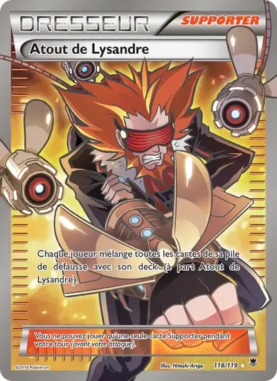 Image de la carte Pokemon Atout de Lysandre 118/119
