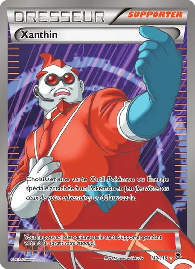 Image de la carte Pokemon Xanthin 119/119