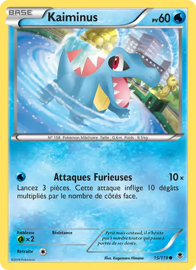 Image de la carte Pokemon Kaiminus 15/119