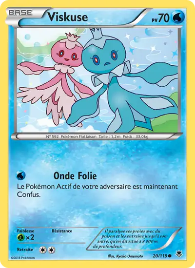 Image de la carte Pokemon Viskuse 20/119
