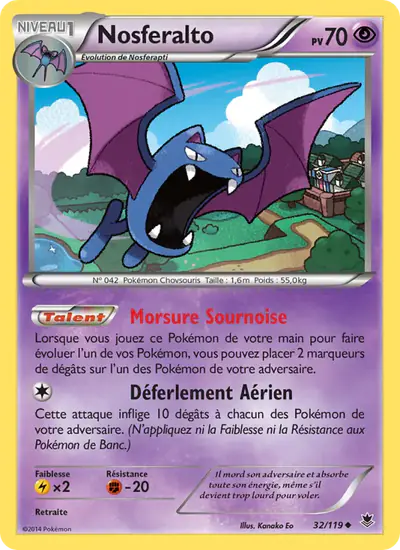 Image de la carte Pokemon Nosferalto 32/119