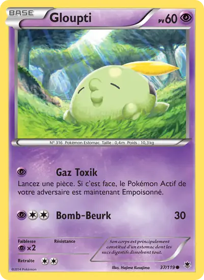 Image de la carte Pokemon Gloupti 37/119