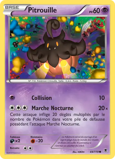 Image de la carte Pokemon Pitrouille 44/119