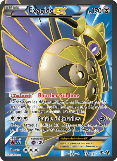 Image de la carte Pokemon Exagide EX 65a/119