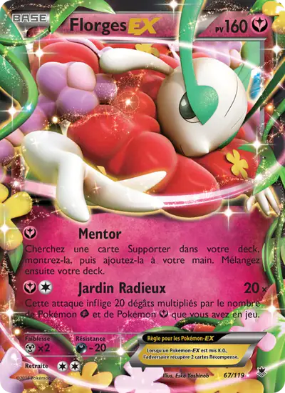 Image de la carte Pokemon Florges EX 67/119