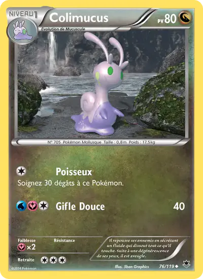Image de la carte Pokemon Colimucus 76/119