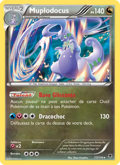 Image de la carte Pokemon Muplodocus 77/119