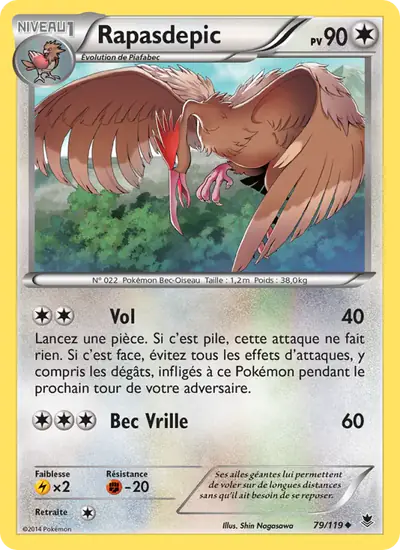 Image de la carte Pokemon Rapasdepic 79/119
