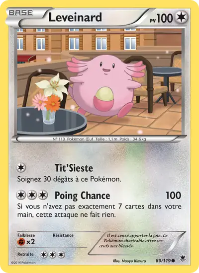 Image de la carte Pokemon Leveinard 80/119