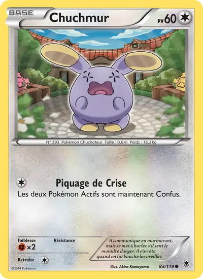 Image de la carte Pokemon Chuchmur 83/119