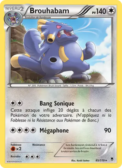 Image de la carte Pokemon Brouhabam 85/119