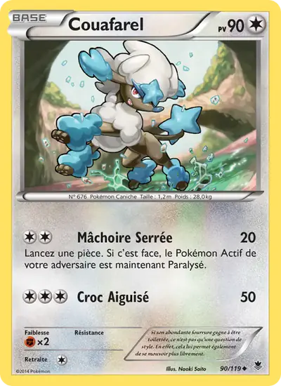 Image de la carte Pokemon Couafarel 90/119
