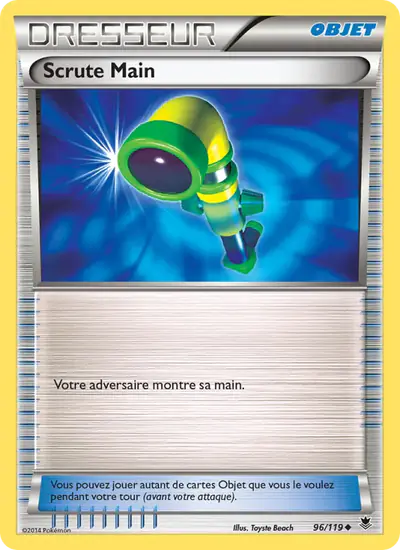 Image de la carte Pokemon Scrute Main 96/119
