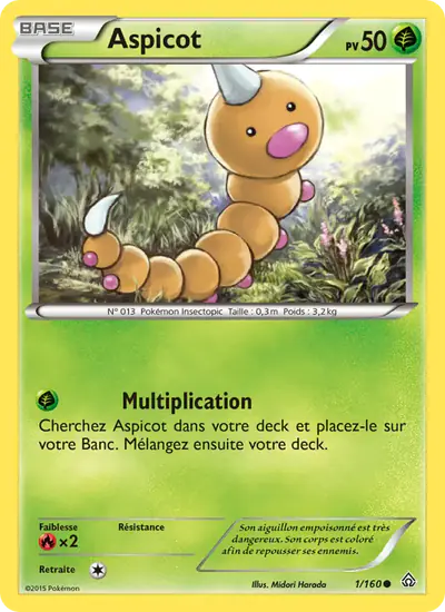 Image de la carte Pokemon Aspicot 1/160