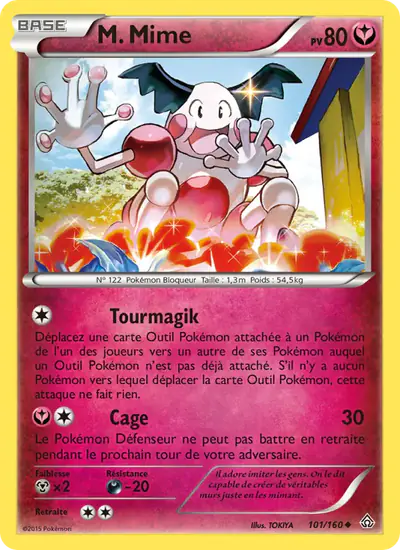Image de la carte Pokemon M. Mime 101/160