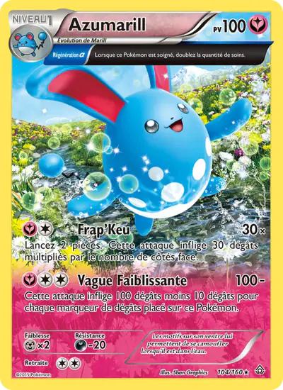 Image de la carte Pokemon Azumarill 104/160
