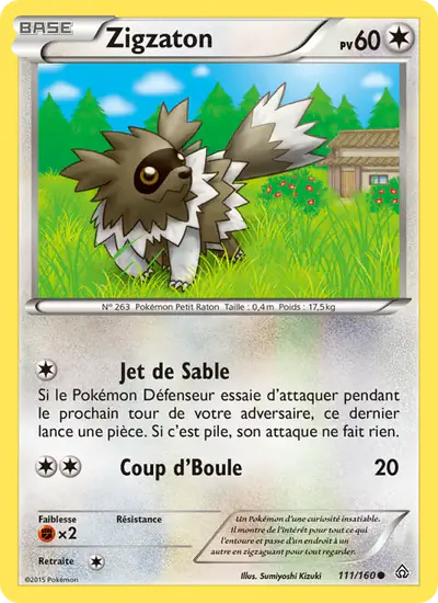 Image de la carte Pokemon Zigzaton 111/160
