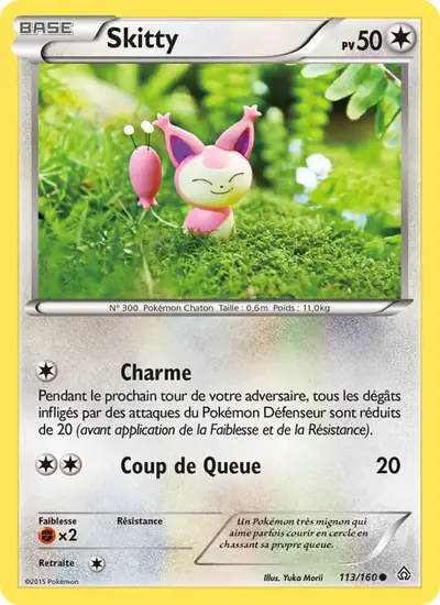 Image de la carte Pokemon Skitty 113/160