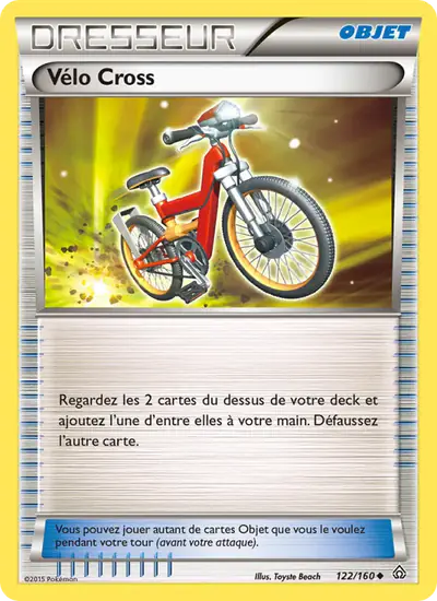 Image de la carte Pokemon Vélo Cross 122/160