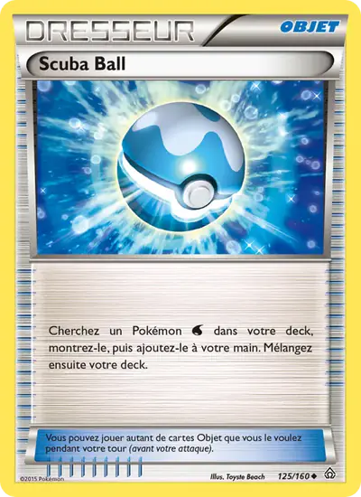 Image de la carte Pokemon Scuba Ball 125/160