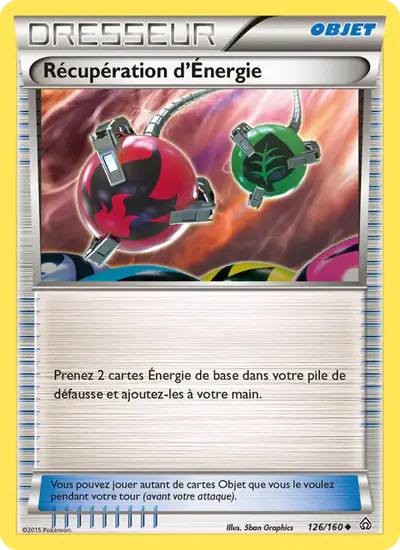 Image de la carte Pokemon Récupération d'Énergie 126/160