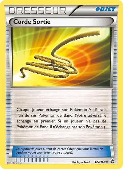 Image de la carte Pokemon Corde Sortie 127/160