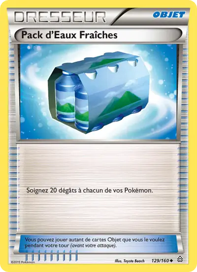 Image de la carte Pokemon Pack d'Eaux Fraîches 129/160