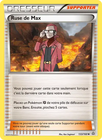 Image de la carte Pokemon Ruse de Max 133/160