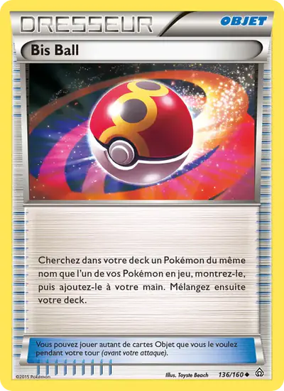 Image de la carte Pokemon Bis Ball 136/160