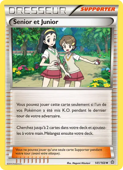 Image de la carte Pokemon Senior et Junior 141/160