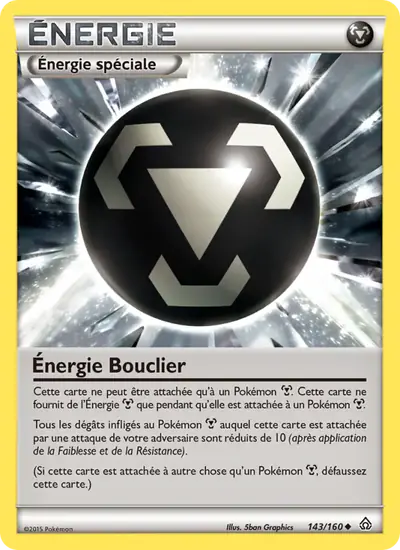 Image de la carte Pokemon Énergie Bouclier 143/160
