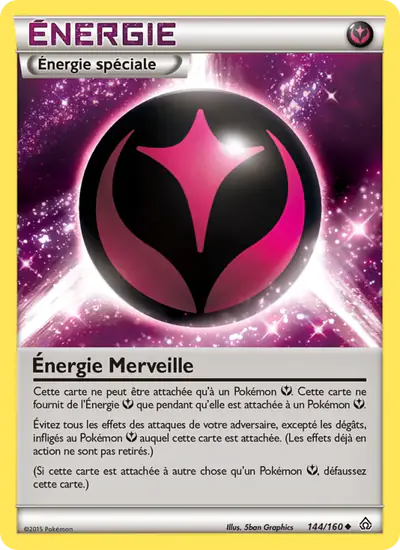 Image de la carte Pokemon Énergie Merveille 144/160