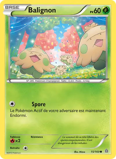 Image de la carte Pokemon Balignon 15/160