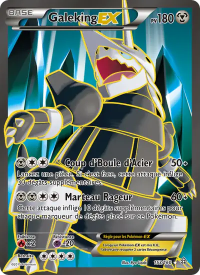 Image de la carte Pokemon Galeking EX 153/160